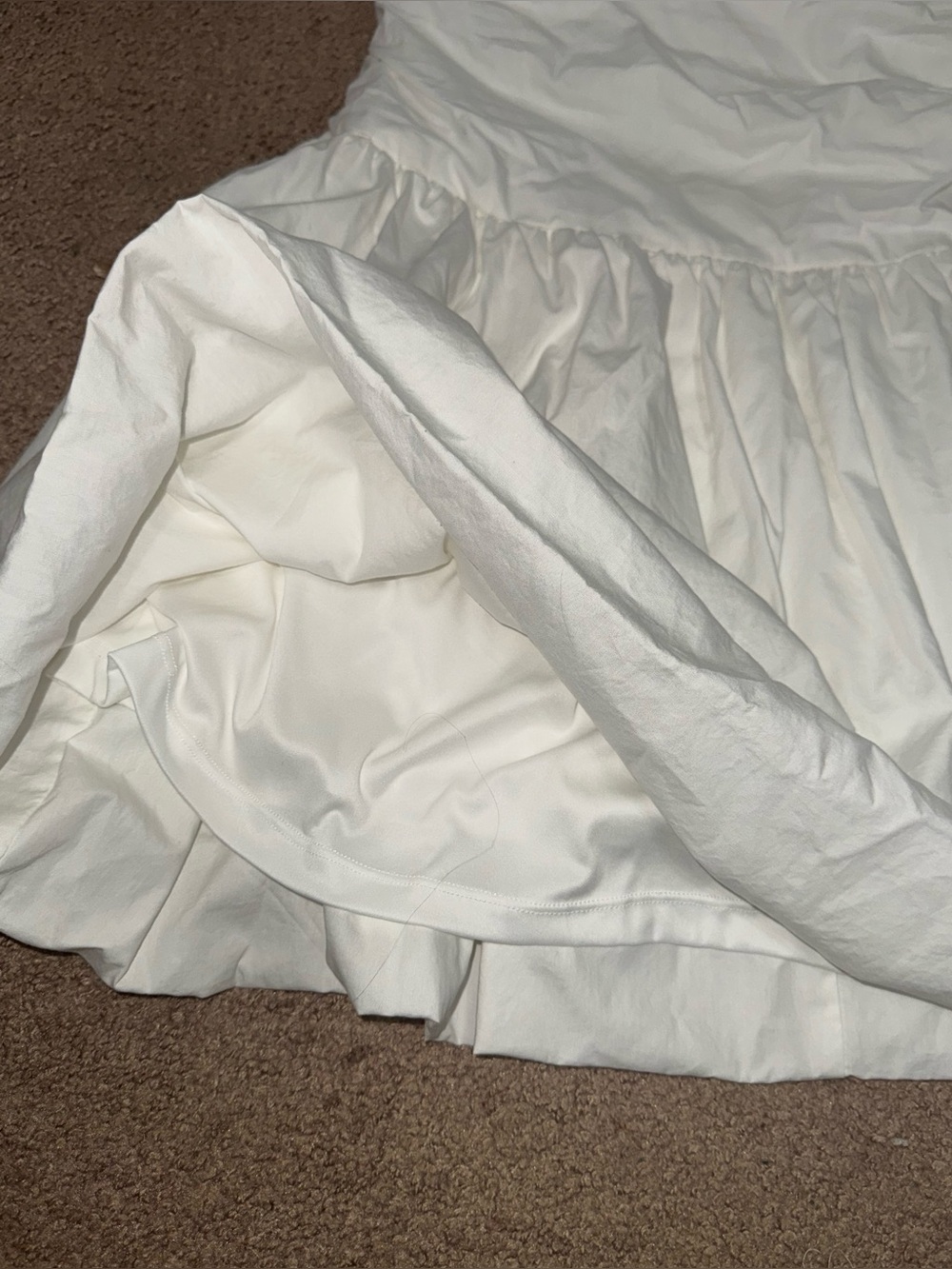 Strapless White Sundress - Flared Skirt- Band of the Free - Picture 5 of 8